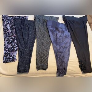 Lot of 5 Lane Bryant LIVI workout capris leggings Size 14/16